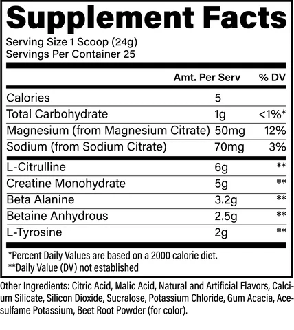 BUM Essential Performance Pre-Workout (NON STIM)